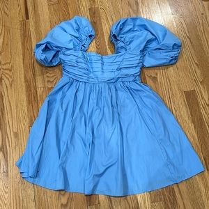 Abercrombie and Fitch blue baby doll dress size large